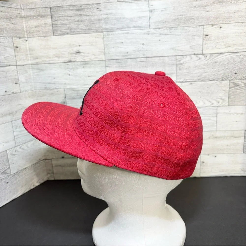Nike Air Jordan Red 23 all over print Cap Hat Size Youth‎